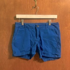 Blue shorts
